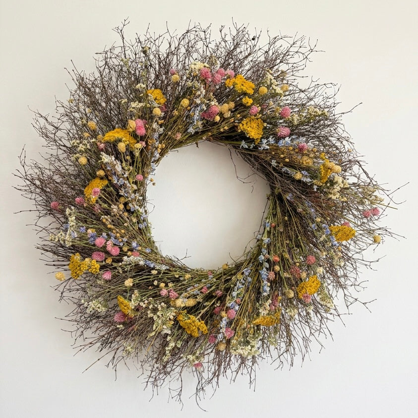 Dried Sunkissed Wreath