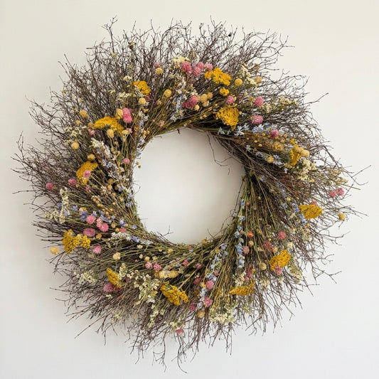 Dried Sunkissed Wreath