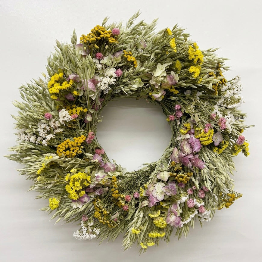 Dried Penelope Petal Wreath