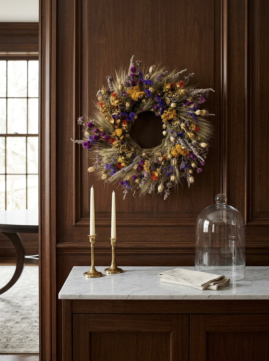 Dried Botanist’s Fields Wreath