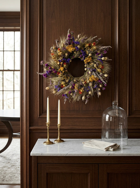 Dried Botanist’s Fields Wreath