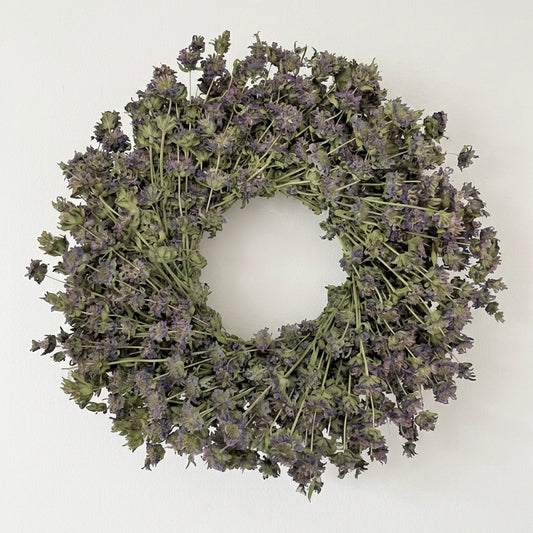 Dried Lemon Mint Wreath