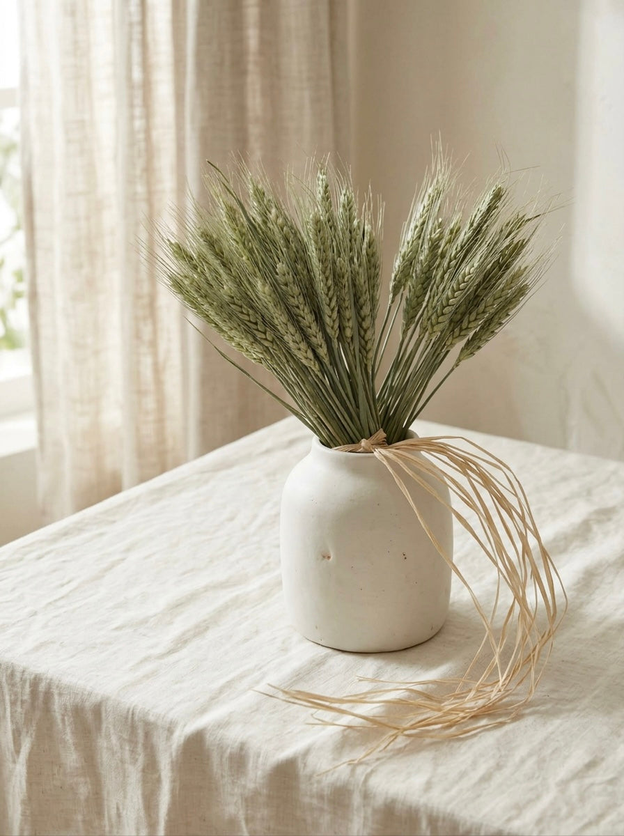 Dried Green Wheat Bunch Bouquet (2 pounds each)