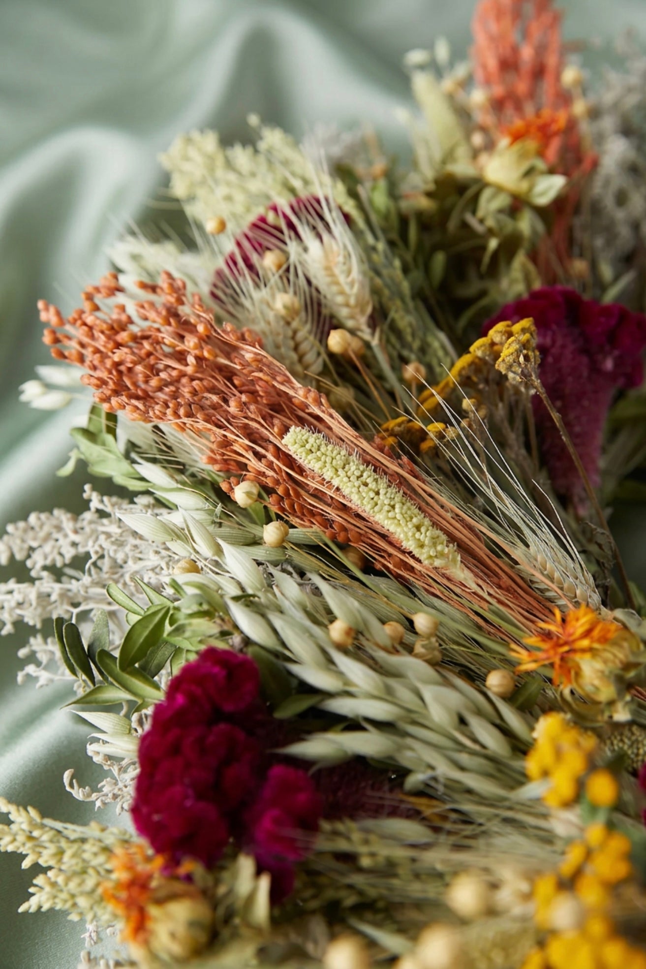 Dried Lucetta Wreath