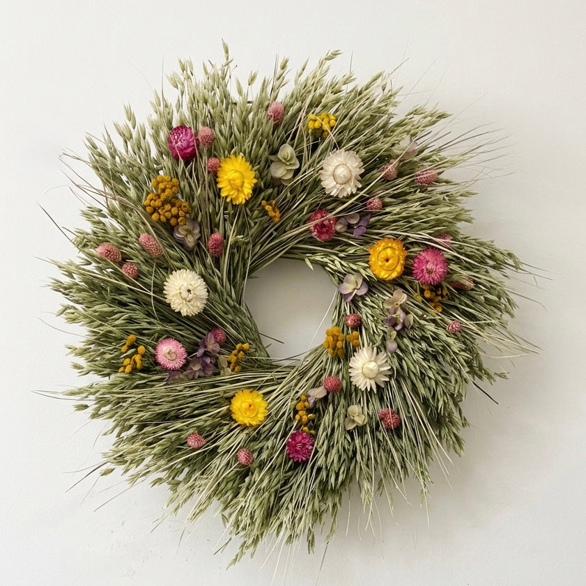 Dried Ayana Spring Wreath
