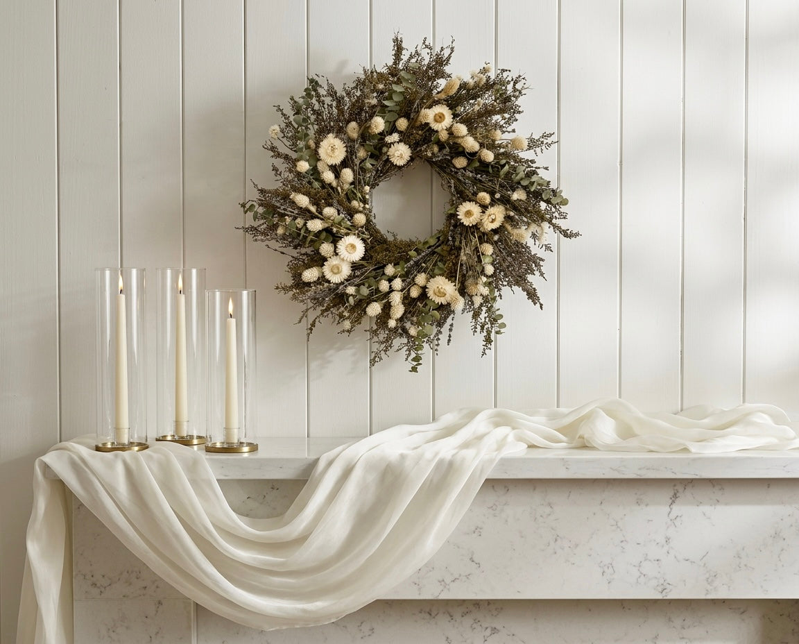 Dried Briony Bloom Wreath
