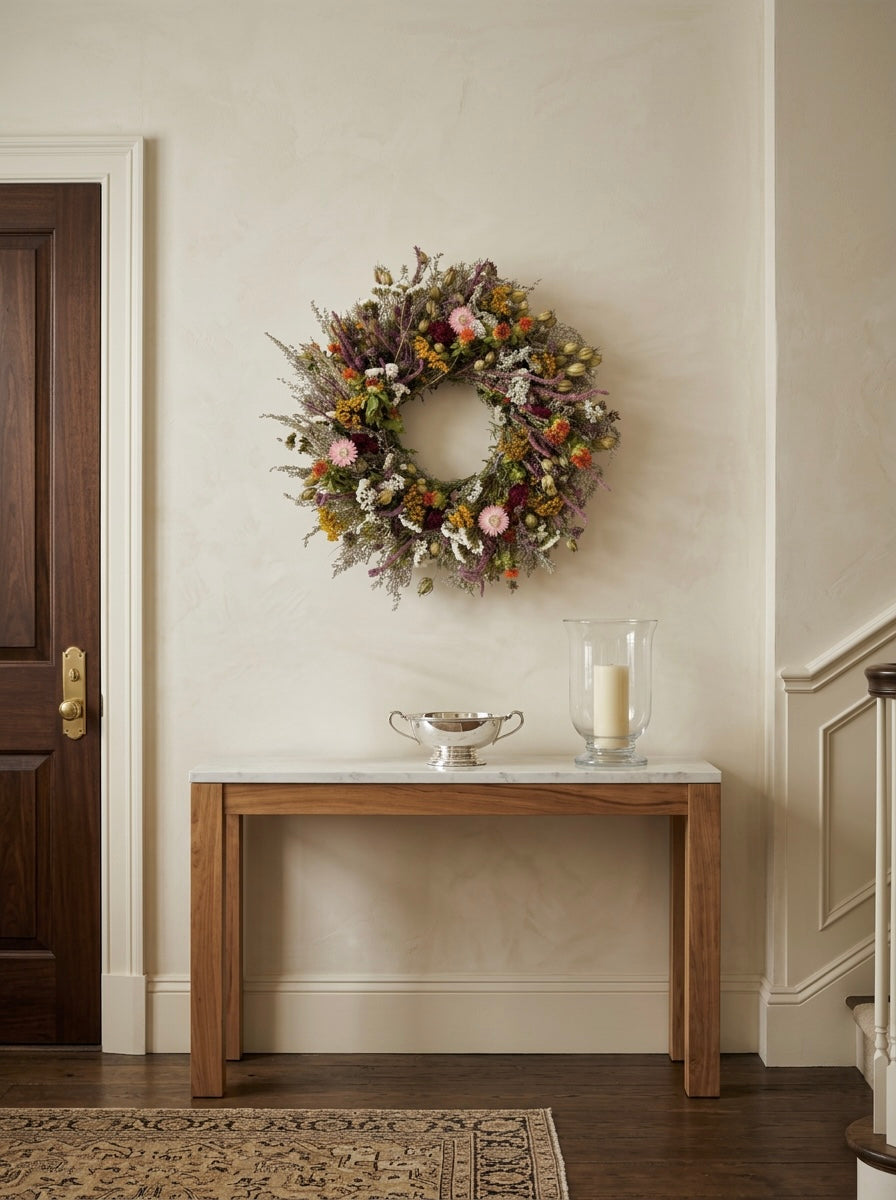 Dried Honeycomb Bloom Wreath