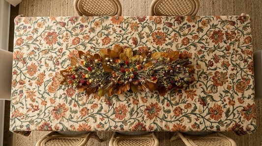 Dried and Preserved Fall Skies Centerpiece