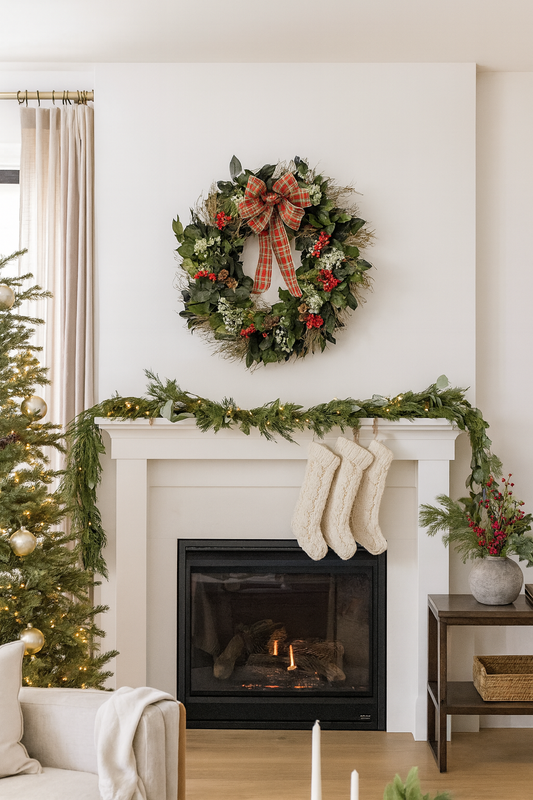 Dried and Preserved Northwood’s Holiday Wreath
