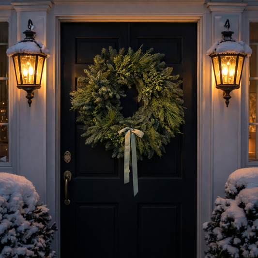 Fresh Evergreens Keep Wreath