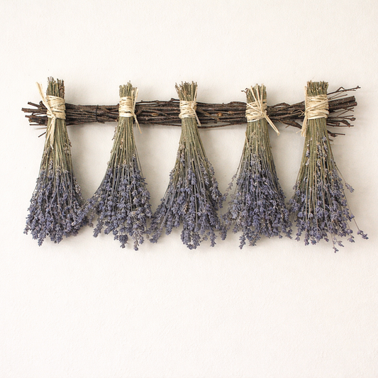 Dried Lavender Bundle Birch Hanger
