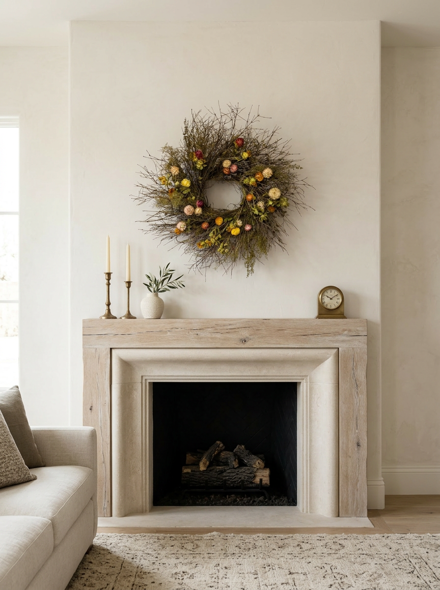 Dried Wyeth’s Woods Wreath