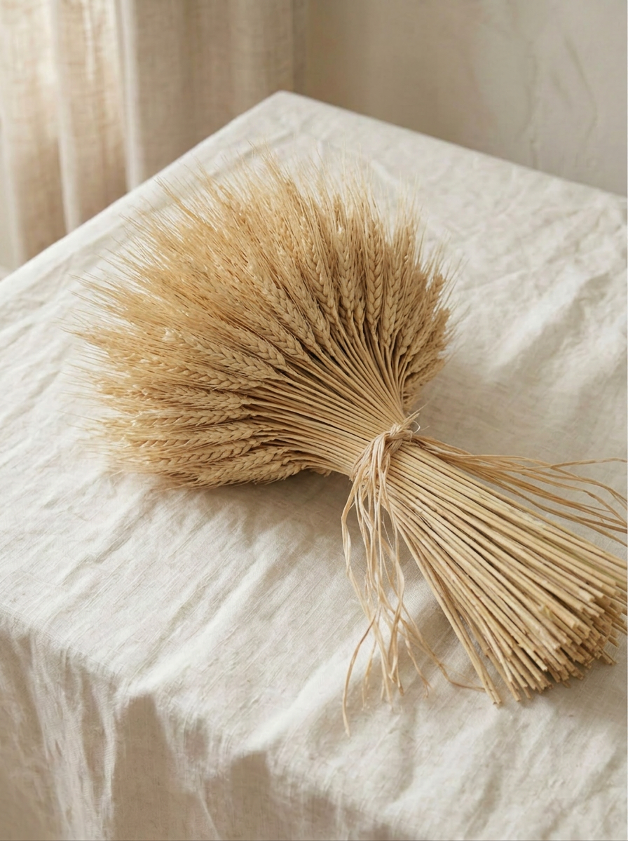Dried Blond Wheat Bunch Bouquet (2 pounds each)