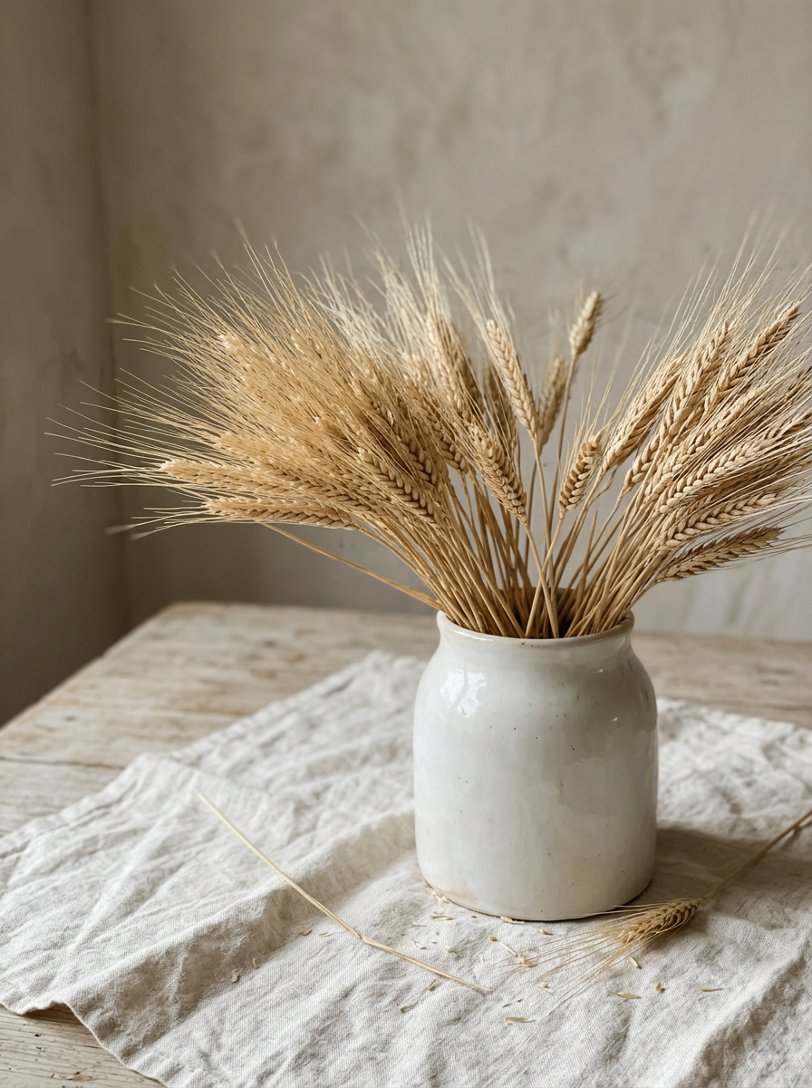 Dried Blond Wheat Bunch Bouquet (1 pound each)