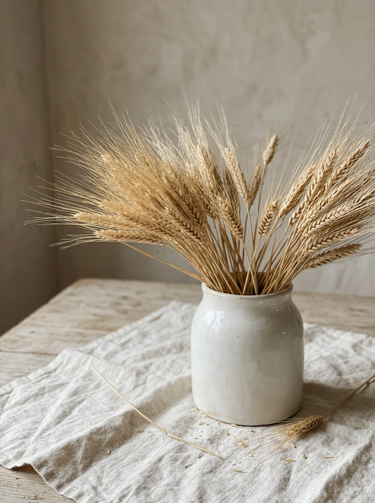 Dried Blond Wheat Bunch Bouquet (1 pound each)