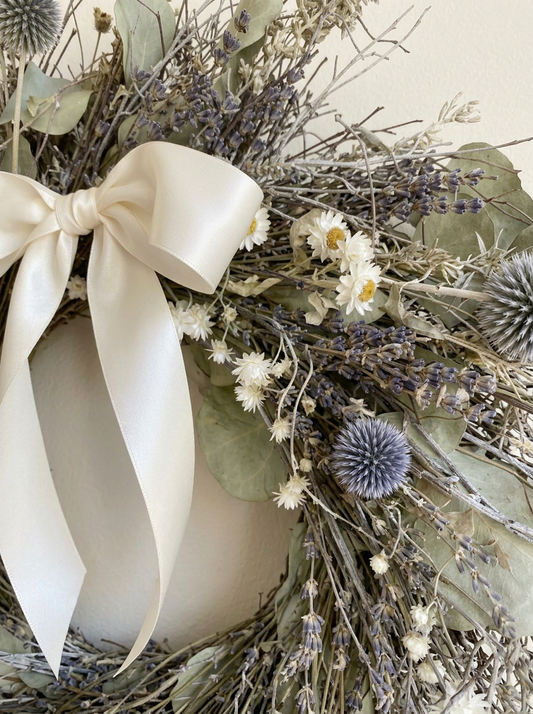 Dried Ashby Lavender Wreath