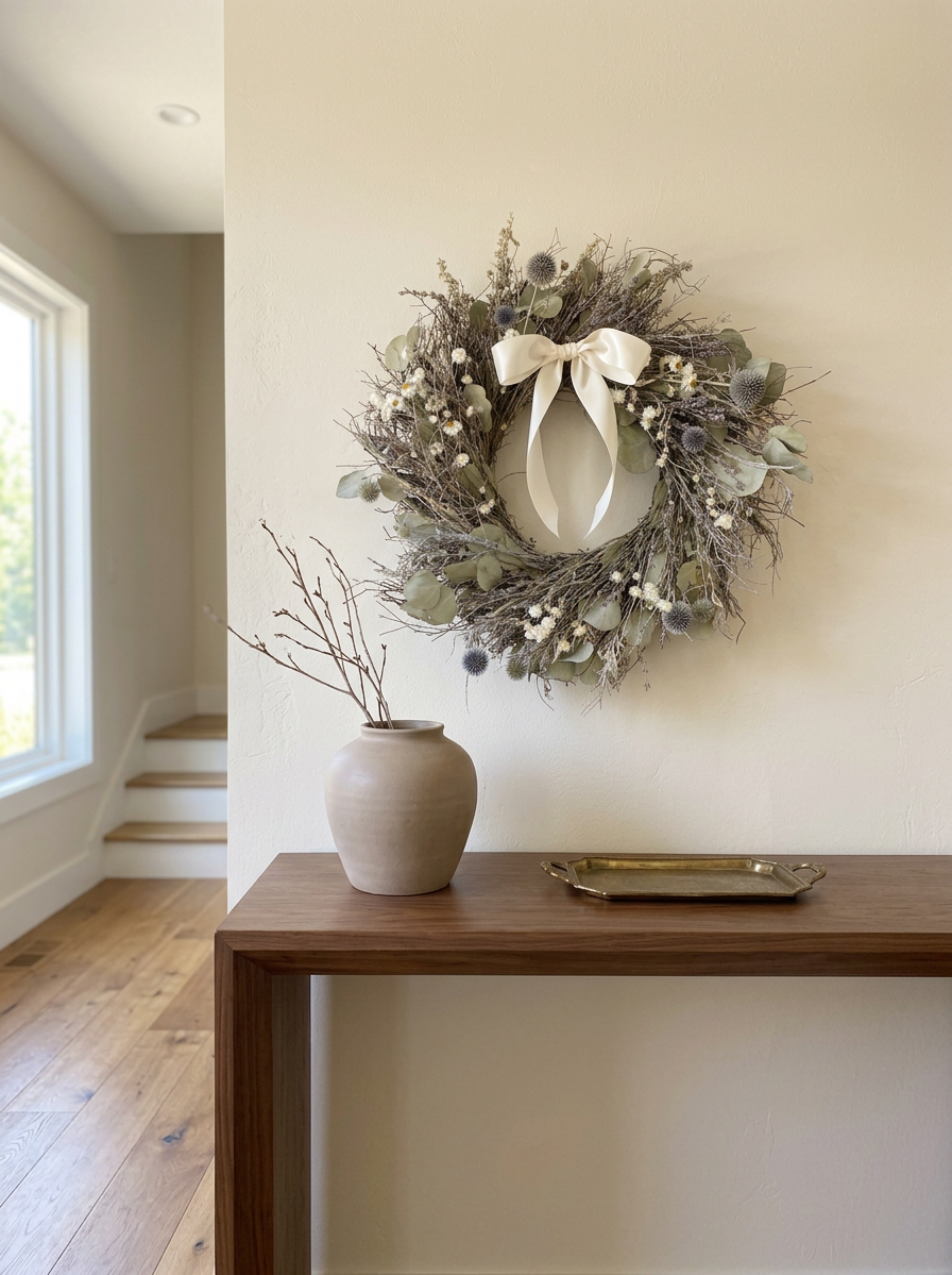 Dried Ashby Lavender Wreath