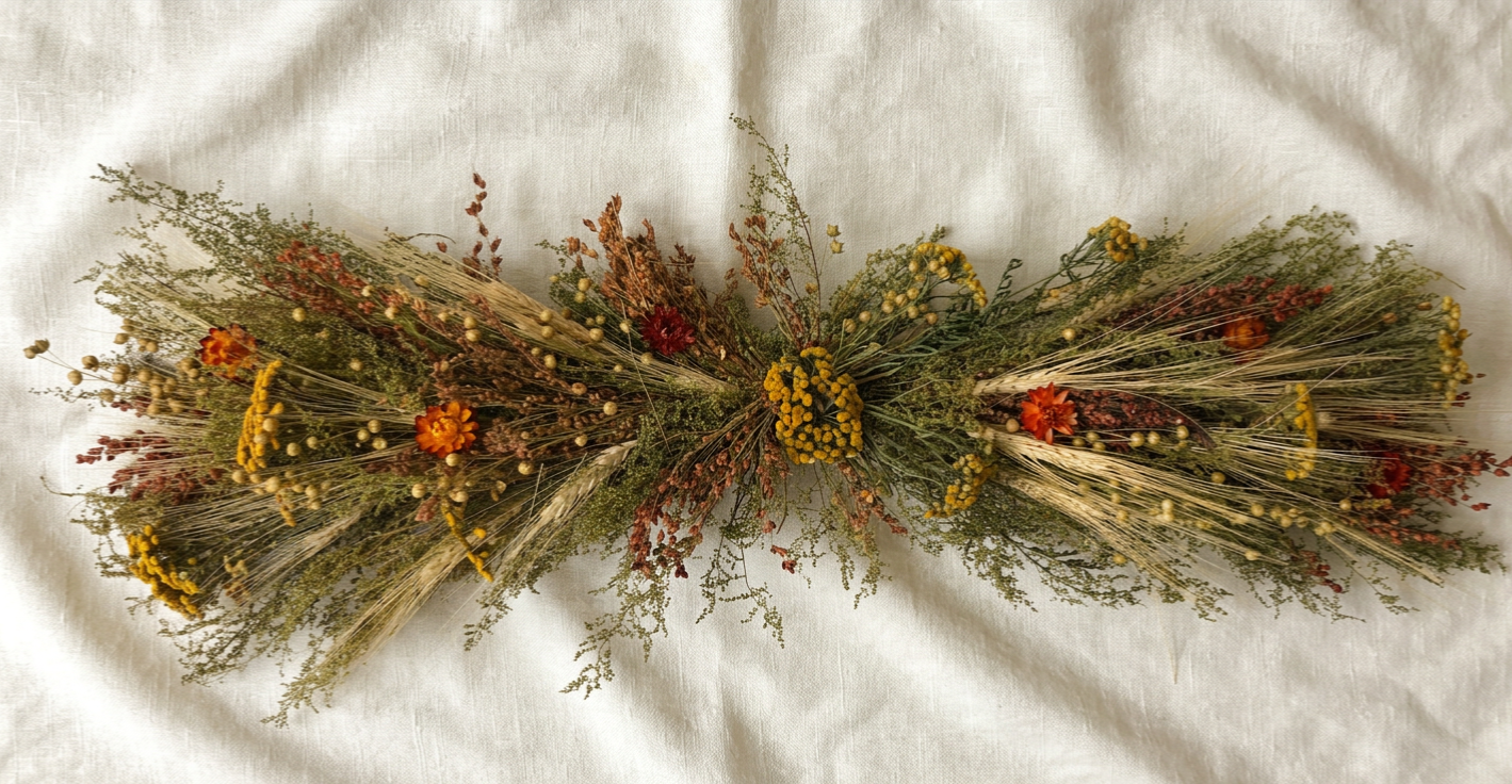 Dried Hawthorne Centerpiece