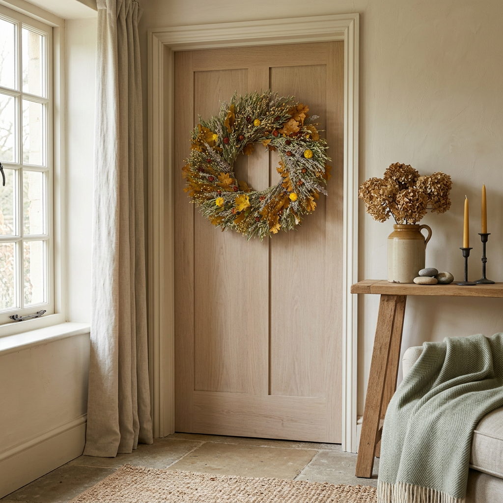 Dried Oak Aurelia Wreath