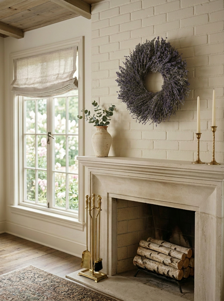 Dried Lavender Zen Artemisia Wreath