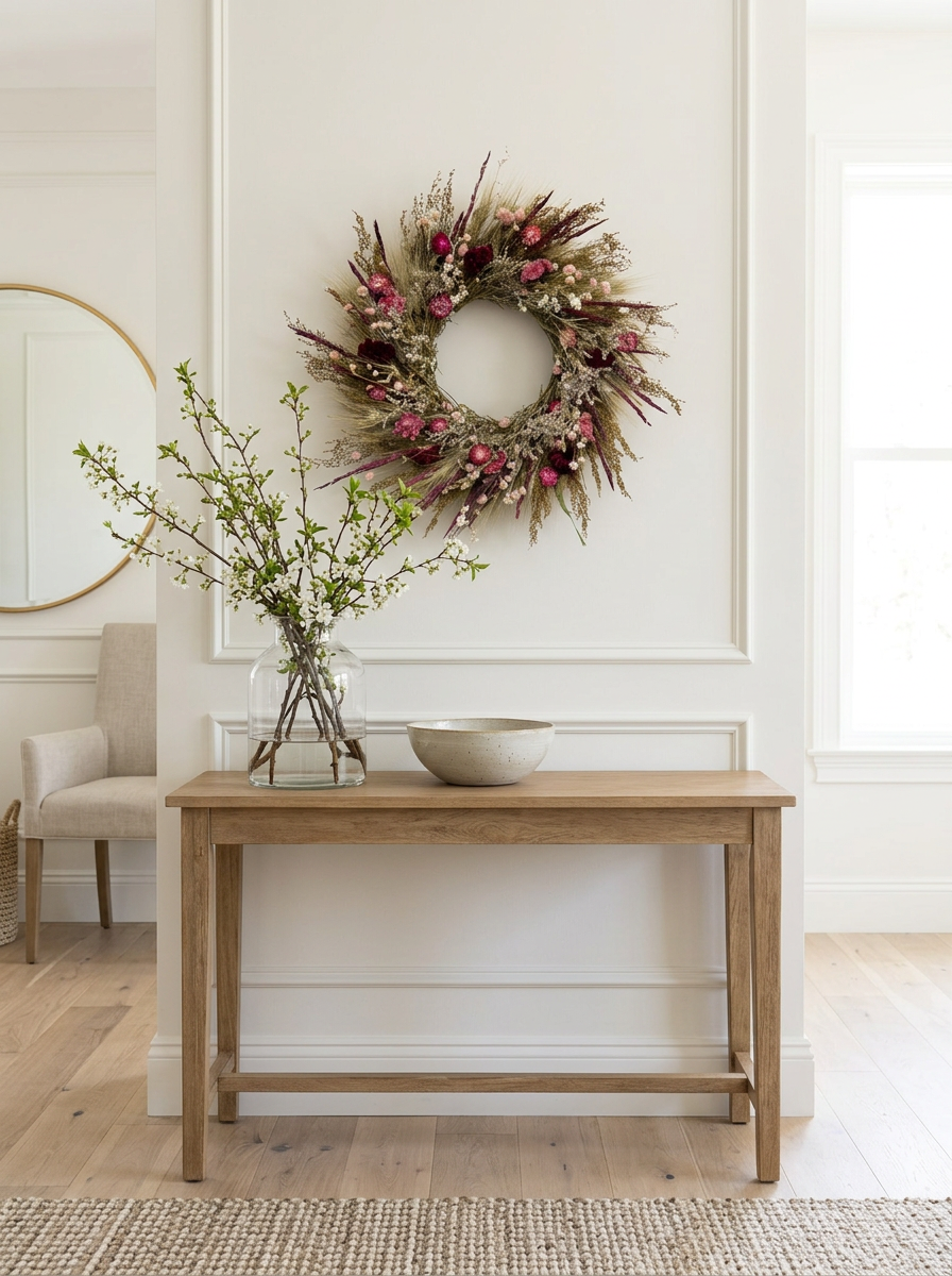 Dried Garden Admirer Wreath