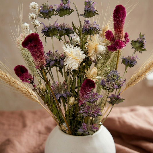 Dried Autumn Bloom Bouquet