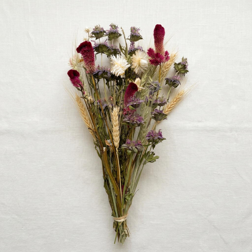 Dried Autumn Bloom Bouquet