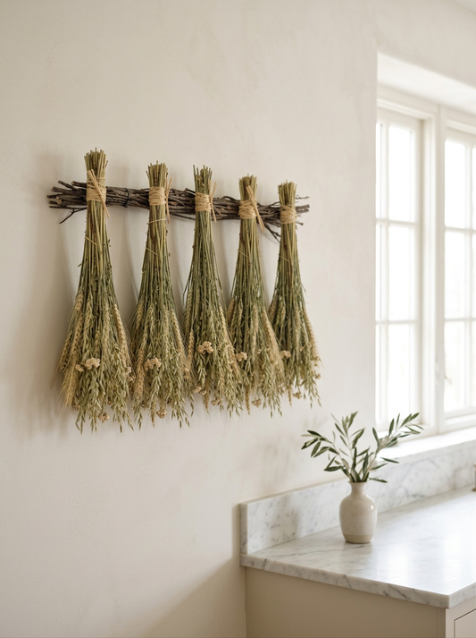 Dried Greenacres Oat Bundle Birch Hanger
