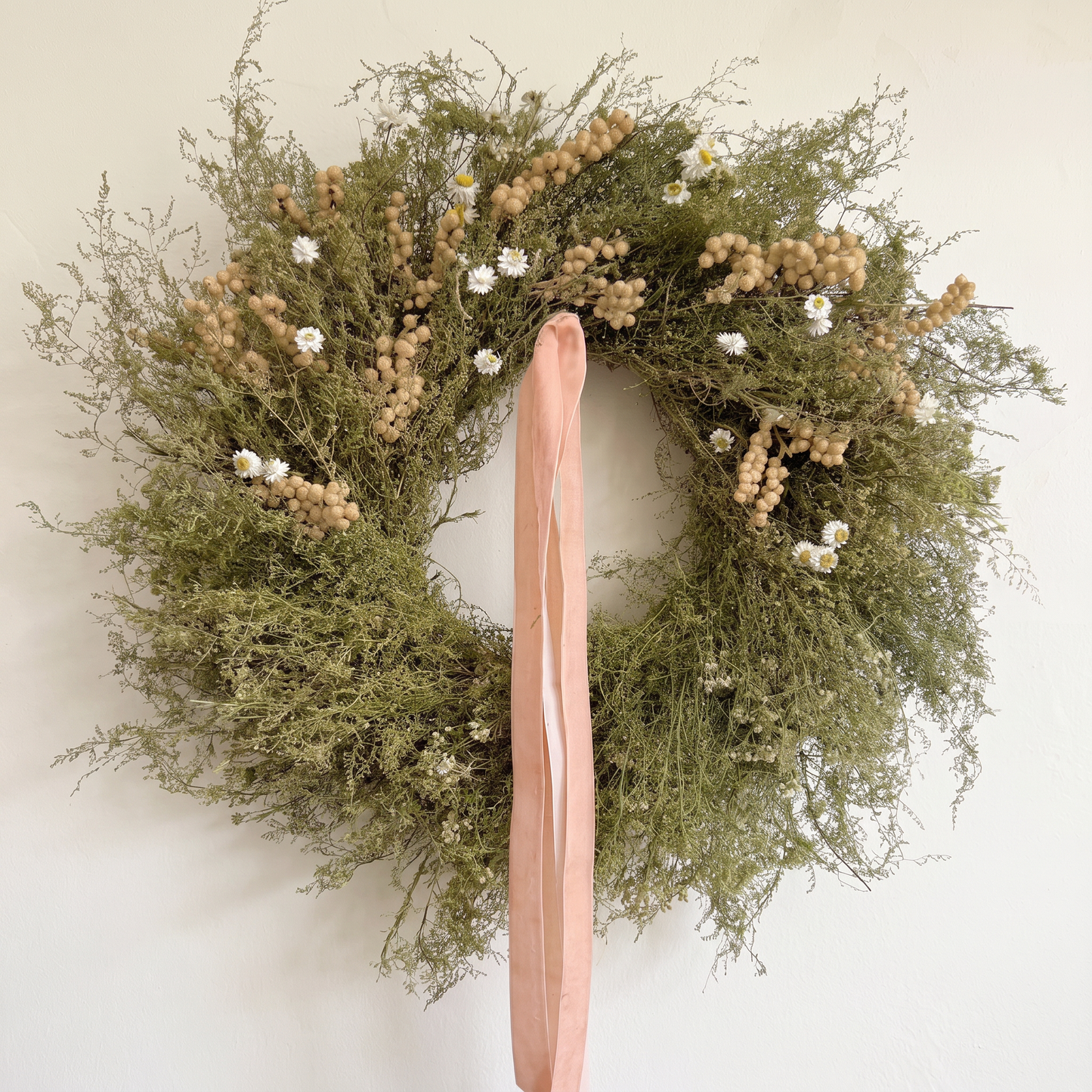 Dried Canella Velour Wreath