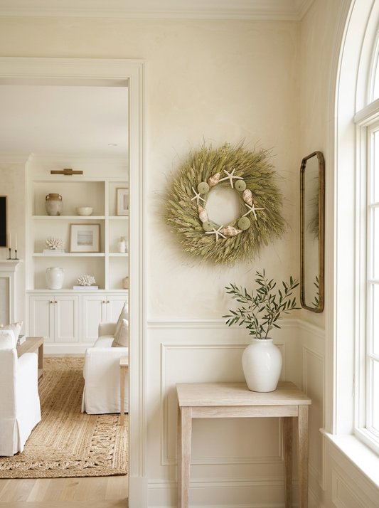 Dried Salt Meadow Wreath