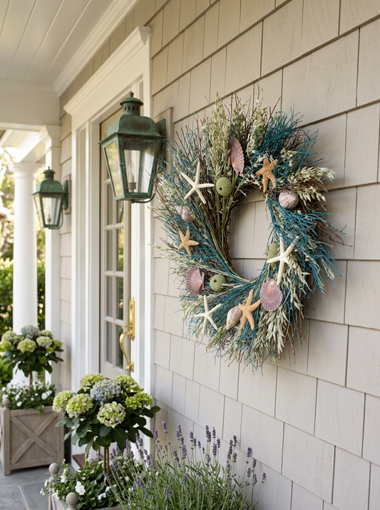 Dried Walk on the Beach Wreath