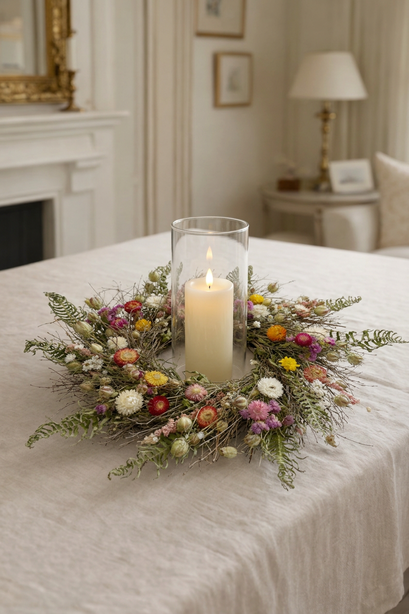 Dried Fern Bloomere Wreath