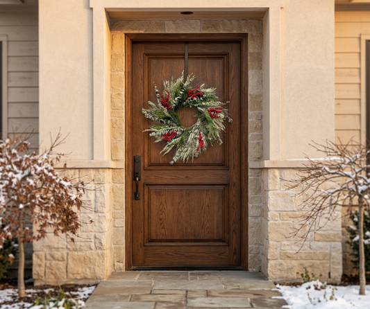 Dried Berry Embers Wreath