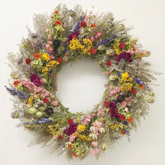 Dried Meadow Parade Wreath