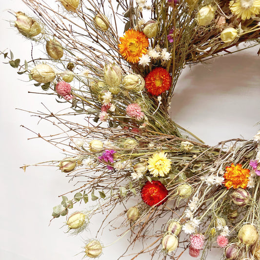 Dried Garden Allure Wreath