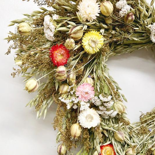 Dried Cheerful Heart Wreath