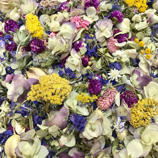 Everlasting Dried Flower Confetti with Yellow
