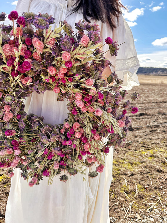 Dried Spring Sprinkles Wreath