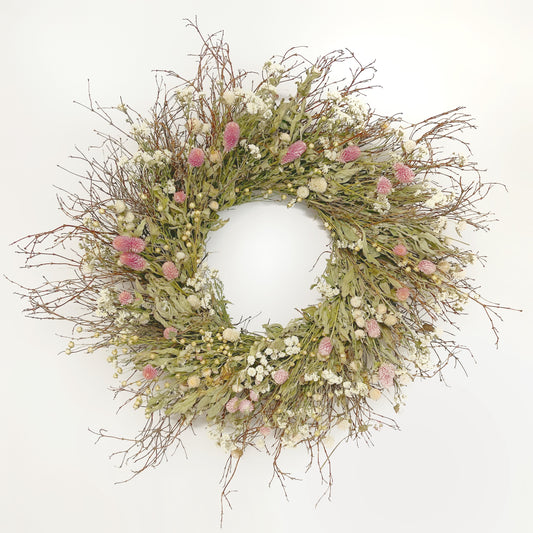 Twig Wreath, Dried Flower Wreath, Plain Twig Wreath, Exlargetwig
