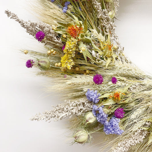 Dried Greenery Thistles Bouquet – VanCortlandt Farms