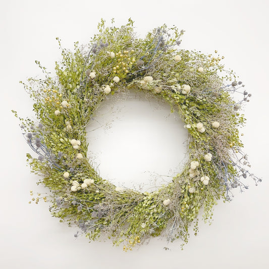 Dried Pennycress Petals Wreath